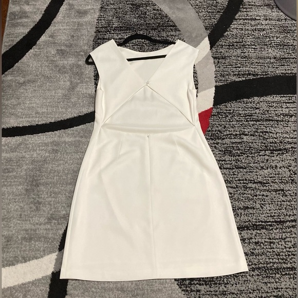 Theory Ivory Open Back Dress - Picture 3 of 7